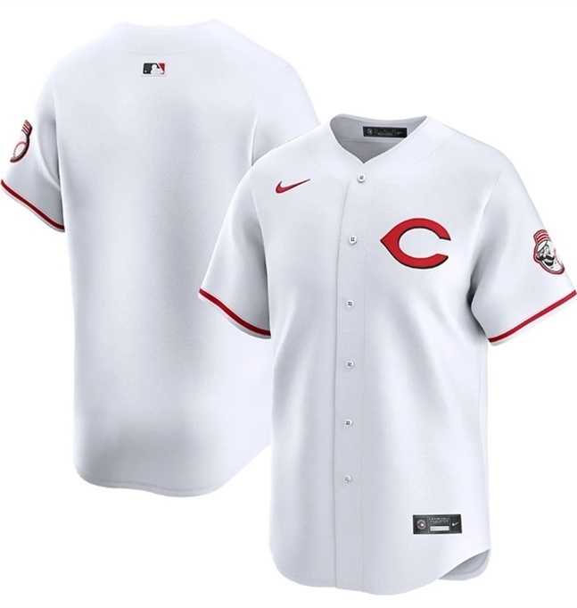 Mens Cincinnati Reds Blank White 2025 Home Limited Stitched Jersey Dzhi